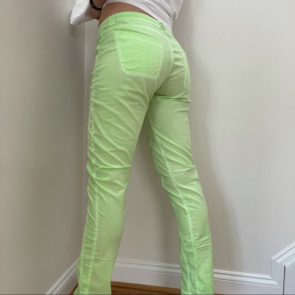 DEHA Neon Green Cotton Pants - Picture 3 of 14